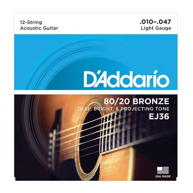 سیم گیتار آکوستیک داداریو D'Addario EJ36