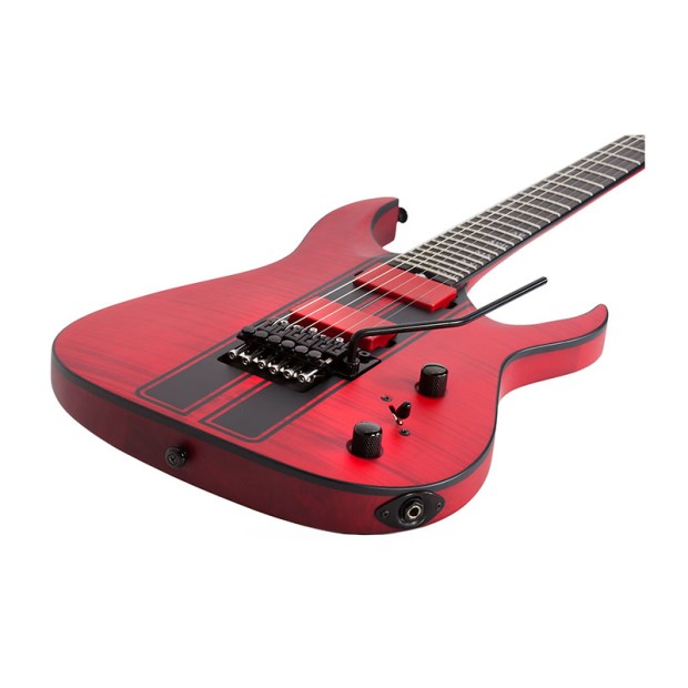 گیتار الکتریک شکتر Schecter Banshee GT-6 FR Satin Trans Red STR SKU #1523