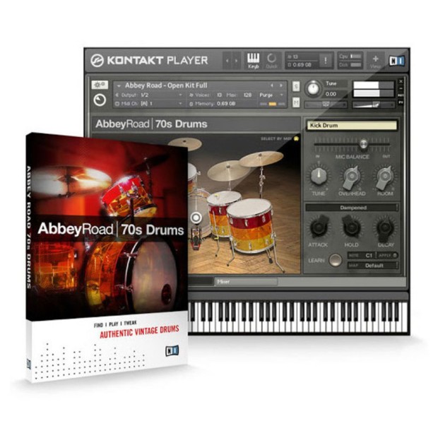 وی اس تی  نیتیو اینسترومنتز Native Instruments Abbey Road 70S Drums