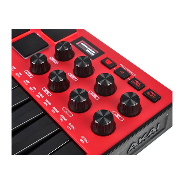 میدی کنترلر آکایی AKAI MPK Mini MK3 Red