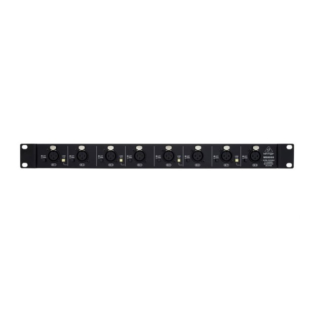 پری آمپ و پردازنده صدا بهرینگر Behringer Ultralink MS8000 Microphone Splitter