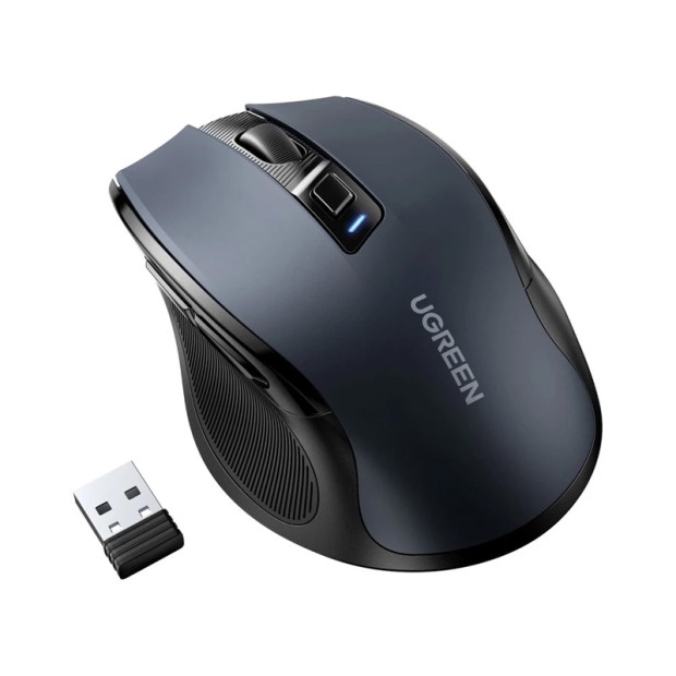 موس کامپیوتر یوگرین UGREEN Ergonomic Contoured-Shape Design Wireless Mouse MU006 15063