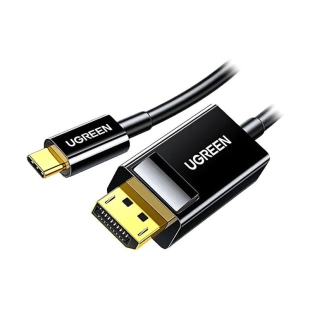 کابل رابط یوگرین UGREEN USB-C To DP Cable 1.5m Black MM139 50994