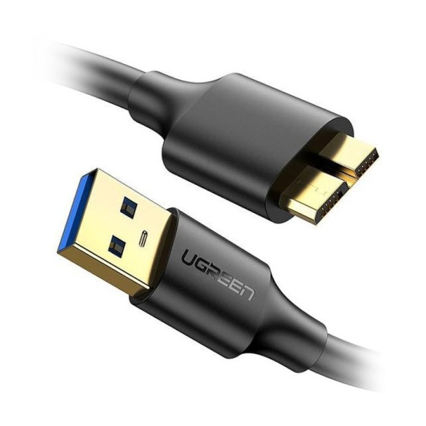 کابل رابط یوگرین UGREEN USB A 3.0 to Micro USB HDD 1m Black US130 10841
