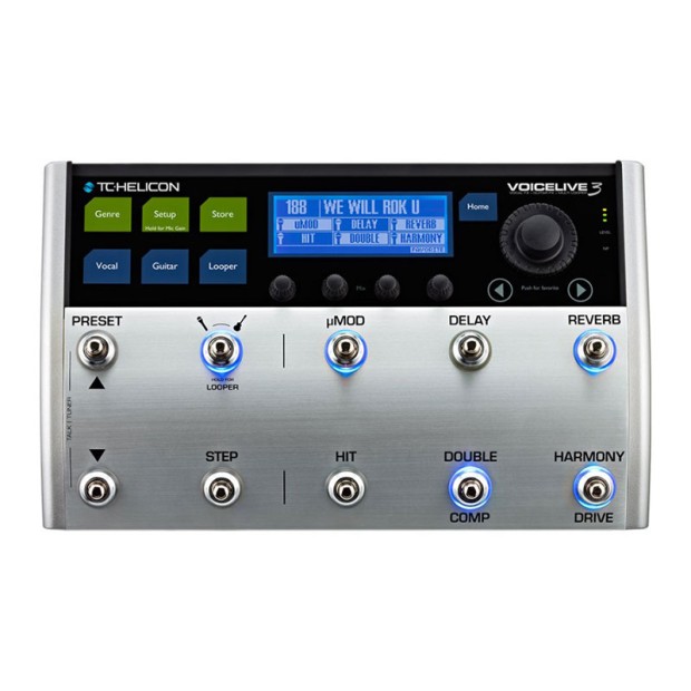 افکت گیتار الکتریک و وکال تی سی هلیکون TC Helicon VoiceLive 3