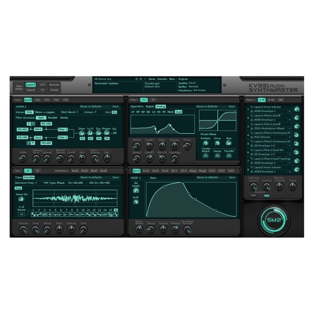 وی اس تی پلاگین KV331 Audio KV331 Audio SynthMaster