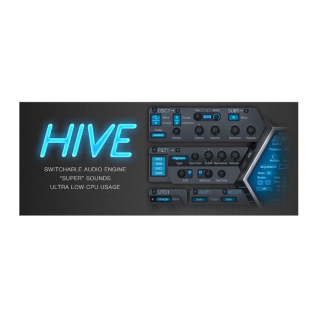 وی اس تی پلاگین u-he u-he HIVE