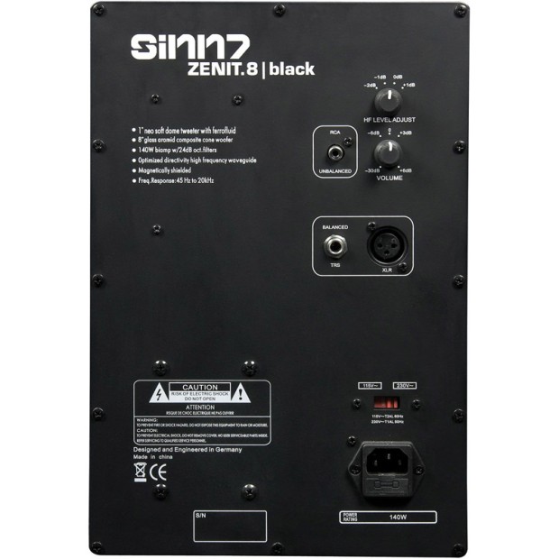 اسپیکر مانیتورینگ سین 7 Sinn7 Zenith 8 Black