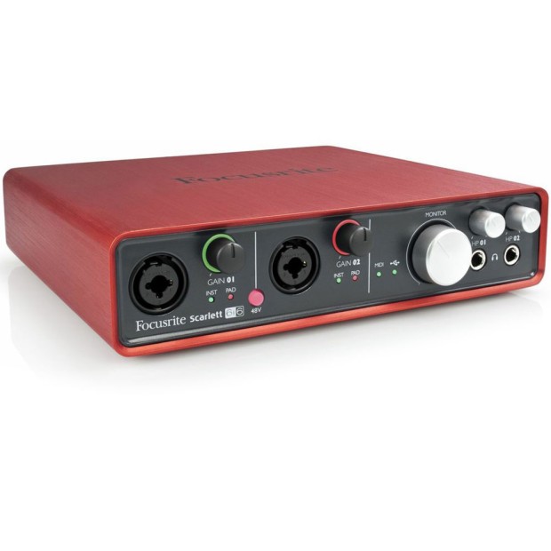 کارت صدا فوکوسرایت Focusrite Scarlett 6i6