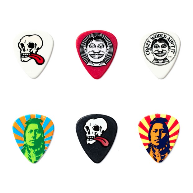 پیک گیتار دانلوپ Dunlop Van Hammersveld Pick TIN Johnny Face JVHPT01M
