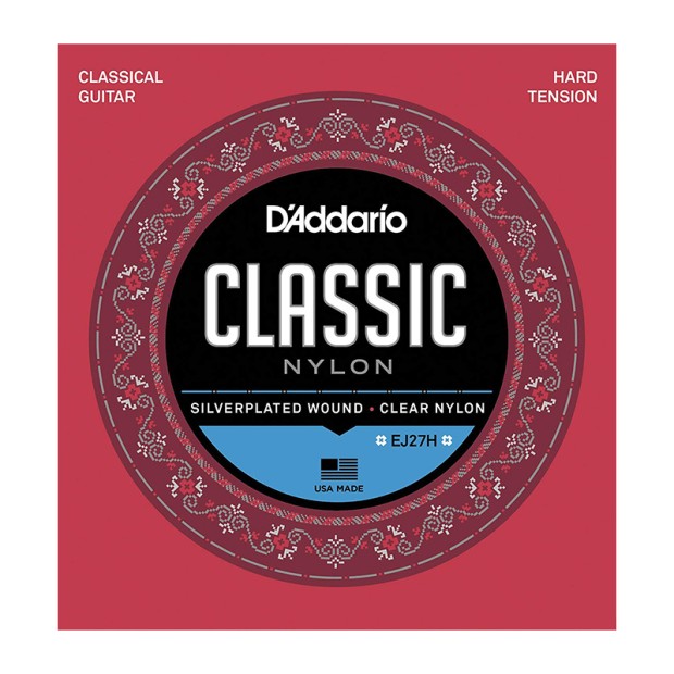سیم گیتار کلاسیک داداریو D'Addario EJ27H Student Nylon Hard Tension