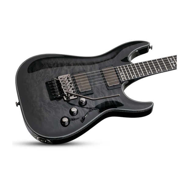 گیتار الکتریک شکتر Schecter Hellraiser Hybrid C-1 FR Trans Black Burst TBB SKU #1923