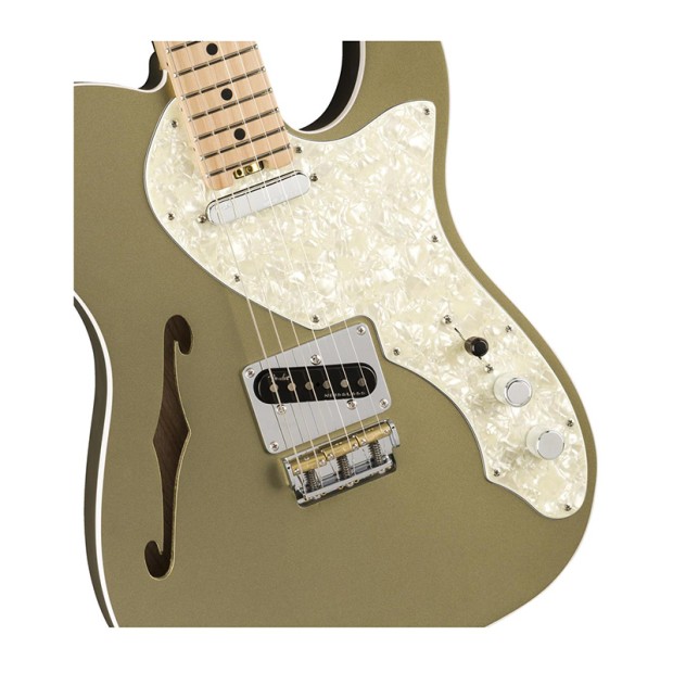 گیتار الکتریک فندر Fender American Elite Telecaster Thinline - Satin Jade Pearl Metallic w/ Maple Fingerboard