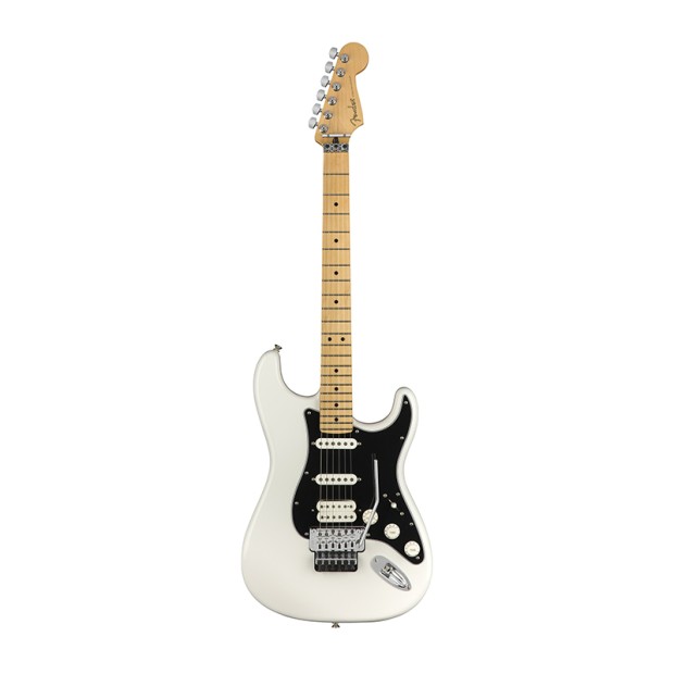 گیتار الکتریک فندر Fender Player Series Stratocaster HSS with Floyd Rose - Polar White w/ Maple Fingerboard