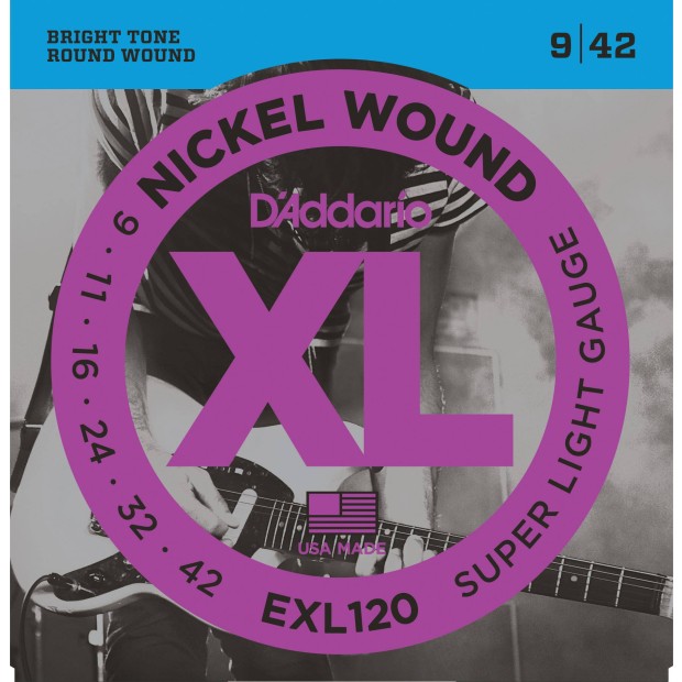 سیم گیتار الکتریک داداریو D'Addario EXL120