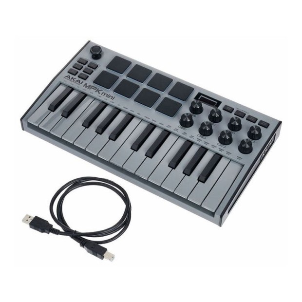 میدی کنترلر آکایی AKAI MPK Mini MK3 Grey