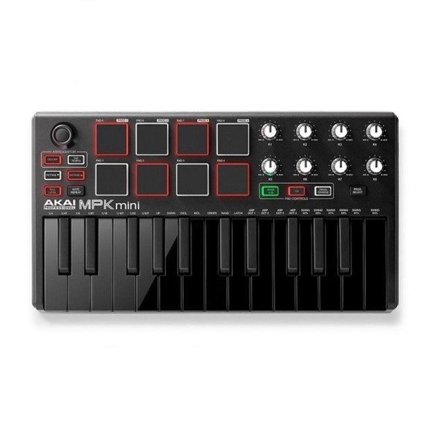 میدی کنترلر آکایی Akai Professional MPK Mini mkII Limited Edition Black on Black