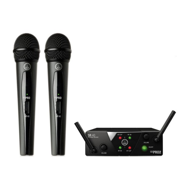 میکروفن بیسیم ای کی جی AKG WMS 40 MINI2 Dual Vocal Set
