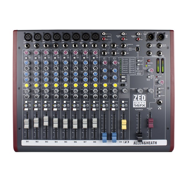 میکسر صدا Allen-Heath Allen & Heath ZED60-14FX