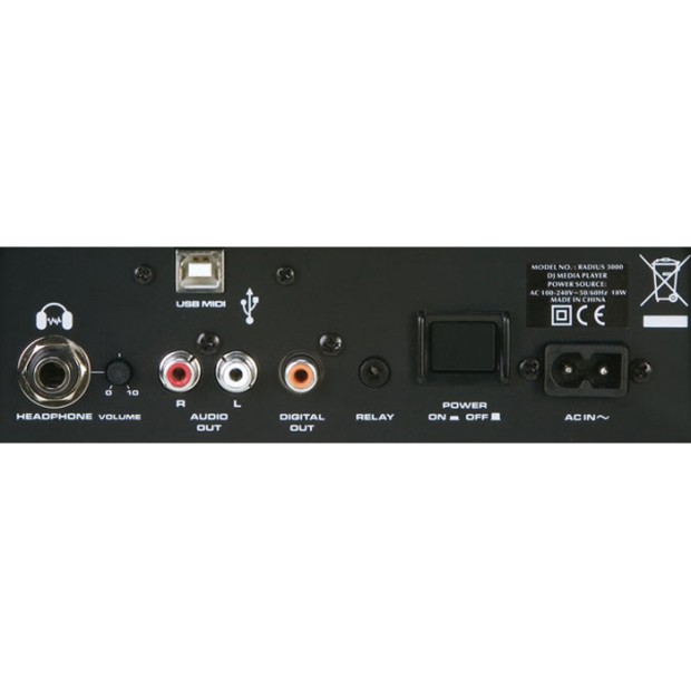 پلیر دی جی آمریکن دی جی American DJ Radius 3000