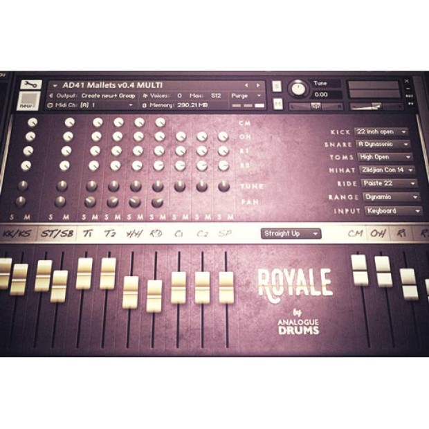 وی اس تی پلاگین آنالوگ درامز Analogue Drums Royale