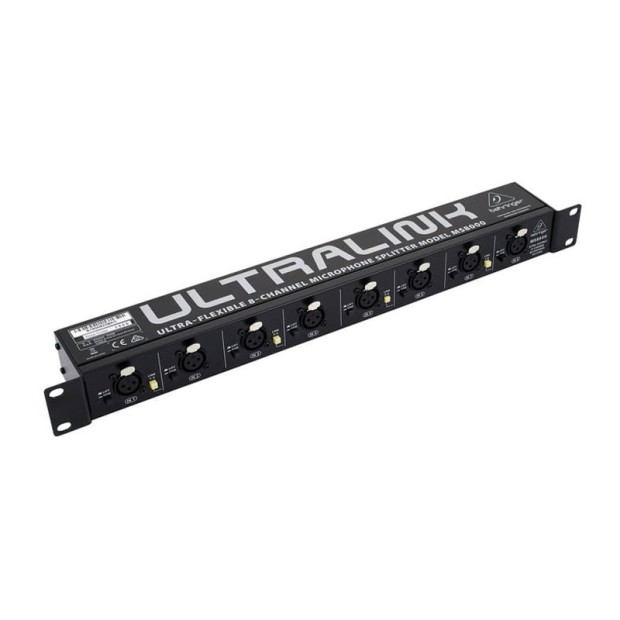 پری آمپ و پردازنده صدا بهرینگر Behringer Ultralink MS8000 Microphone Splitter