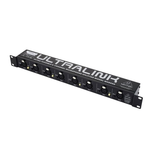 پری آمپ و پردازنده صدا بهرینگر Behringer Ultralink MS8000 Microphone Splitter