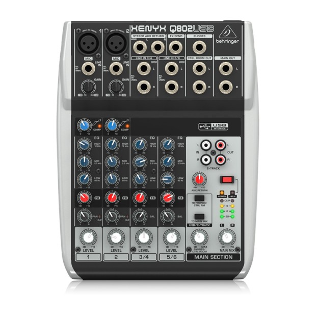 میکسر صدا بهرینگر Behringer Xenyx Q802USB