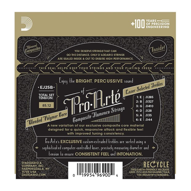 سیم گیتار کلاسیک داداریو D'Addario EJ25B