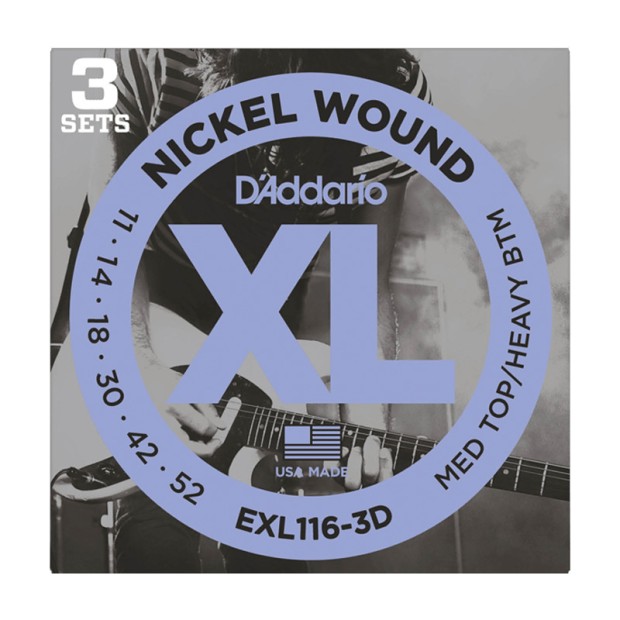 سیم گیتار الکتریک داداریو D'Addario EXL116