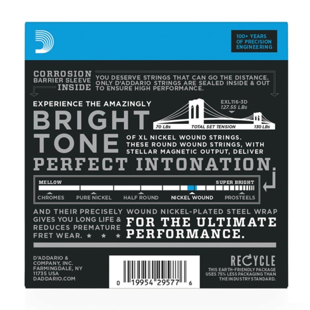 سیم گیتار الکتریک داداریو D'Addario EXL116