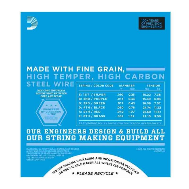 سیم گیتار الکتریک داداریو D'Addario EXL140