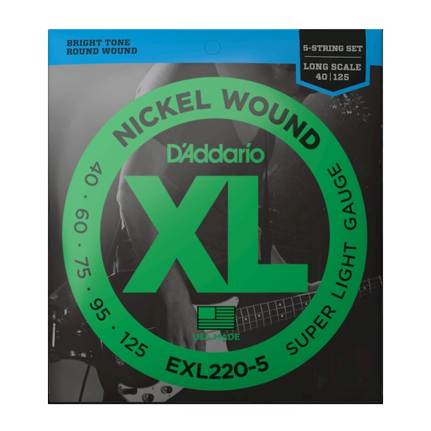 سیم گیتار بیس داداریو D'Addario EXL220-5