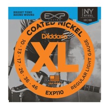 قیمت خرید فروش سیم گیتار الکتریک داداریو D'Addario EXP110 Coated Nickel Plated Steel Light