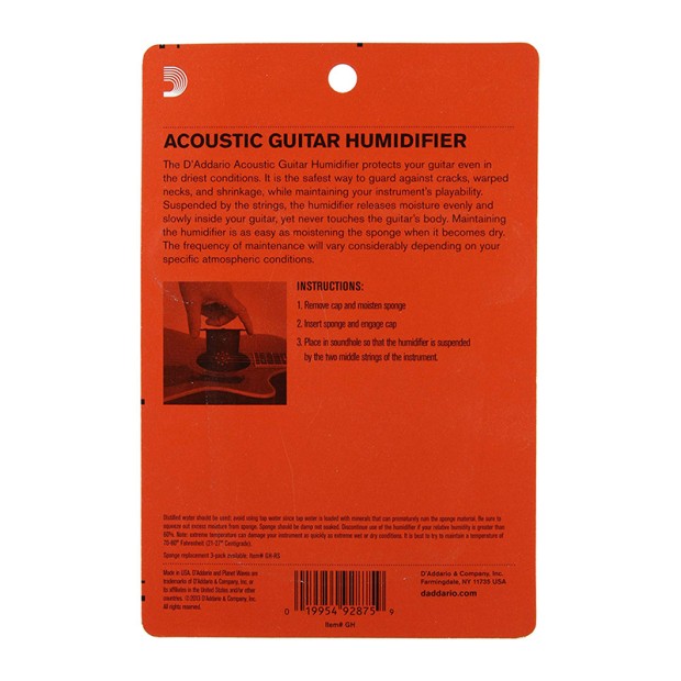 متعلقات داداریو D'Addario Humidifier