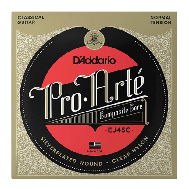 سیم گیتار کلاسیک داداریو D'Addario EJ45C Pro-Arté Composite Classical Guitar Strings