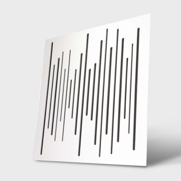 پنل آکوستیک دکونیک Deconik Wave Wood Absorption White