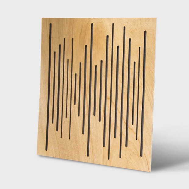پنل آکوستیک دکونیک Deconik Wave Wood Diffuser Light Brown