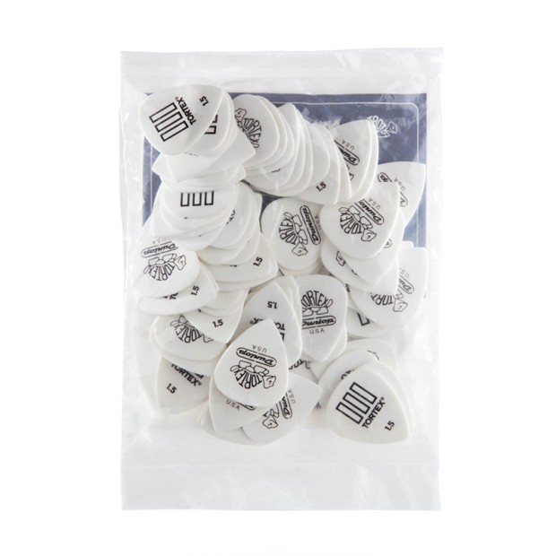 پیک گیتار دانلوپ Dunlop 462R 1.50mm Tortex III  White Guitar Pick