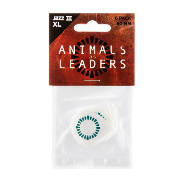 پیک گیتار دانلوپ Dunlop AALP03 0.60mm Tosin Abasi Tortex Jazz III XL White Guitar Pick