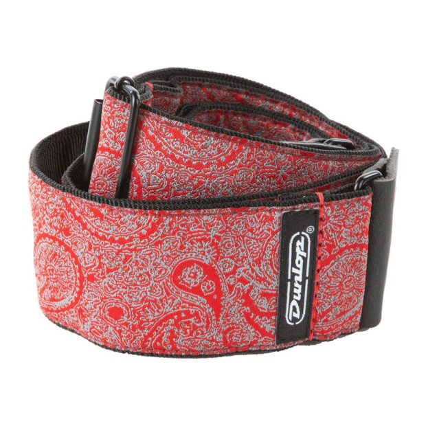 بند گیتار دانلوپ Dunlop D67-11 Jacquard Paisley Red