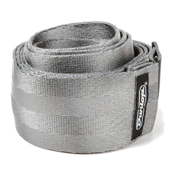 بند گیتار دانلوپ Dunlop Deluxe Seatbelt Grey Strap DST7001GY