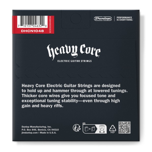 سیم گیتار الکتریک دانلوپ Dunlop Heavy Core 10-48 E-Flat