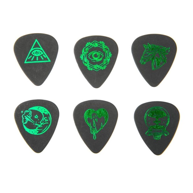 پیک گیتار دانلوپ Dunlop ILDCT01 I Love Dust Green Guitar Pick Tin