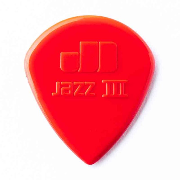 پیک گیتار دانلوپ Dunlop Jazz III Nylon Red