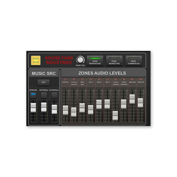 کنترلر اکلر Ecler WPmSCREEN