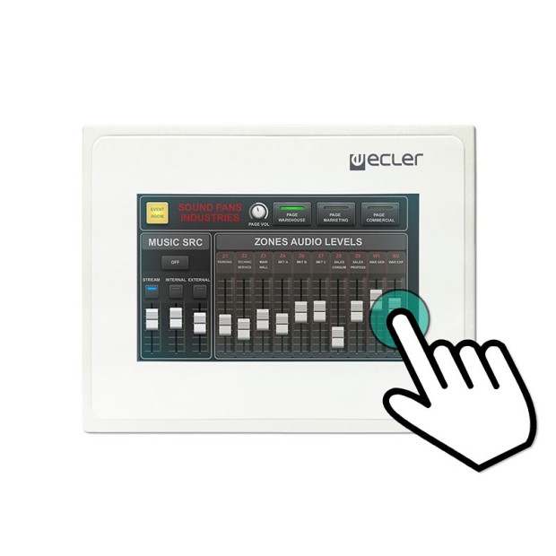 کنترلر اکلر Ecler WPmSCREEN