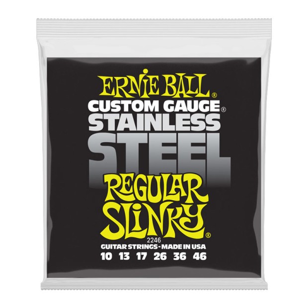 سیم گیتار الکتریک ارنی بال Ernie Ball 2246 Regular Slinky Stainless Steel 10-46