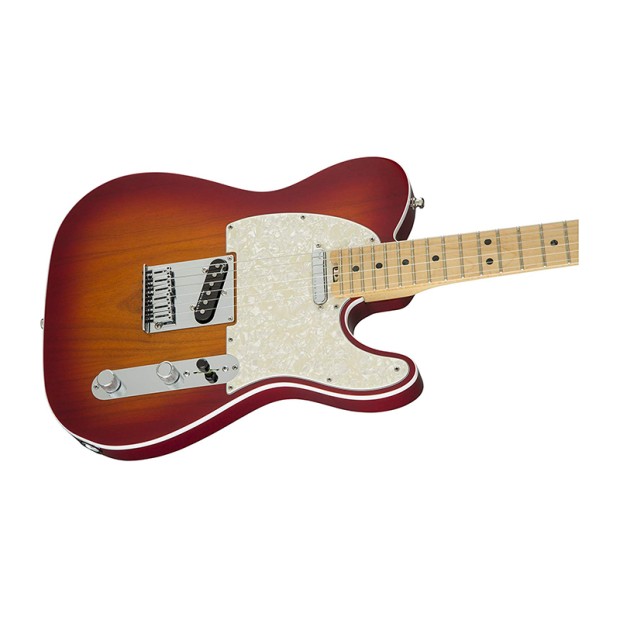 گیتار الکتریک فندر Fender American Elite Telecaster - Aged Cherry Burst w/ Maple Fingerboard