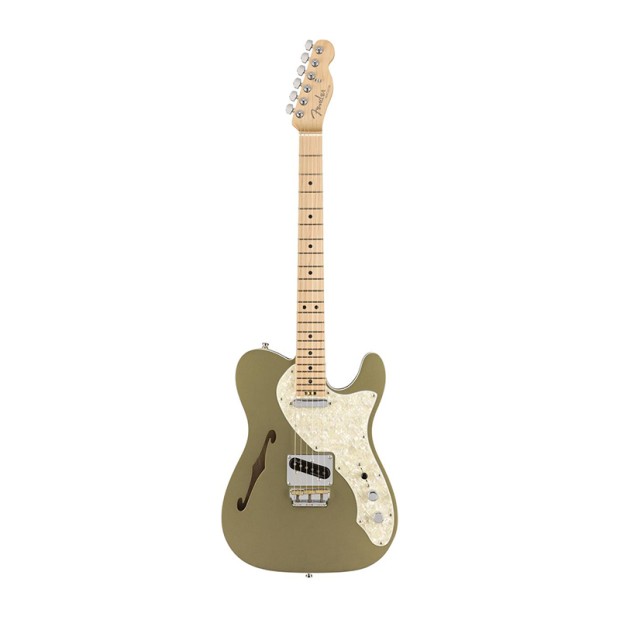 گیتار الکتریک فندر Fender American Elite Telecaster Thinline - Satin Jade Pearl Metallic w/ Maple Fingerboard